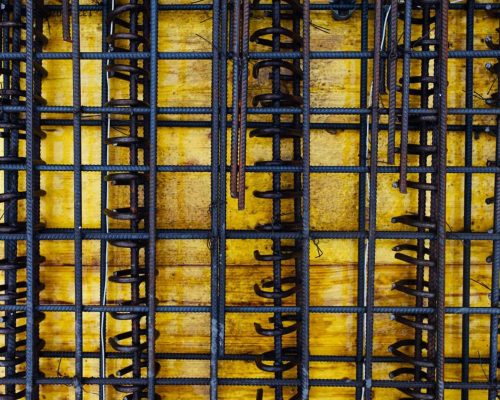 background of reinforced concrete reinforcement mesh